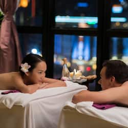 熱水浴缸、蒸氣室、身體療程、芳香療法、瑞典式按摩、泰式按摩