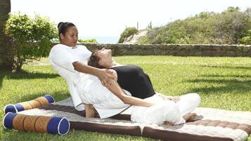 Body treatments, aromatherapy, hot stone massages, deep-tissue massages