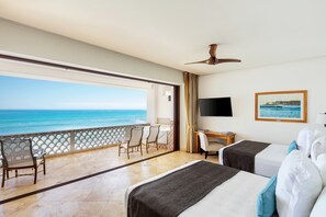 Design Room, Multiple Beds, Oceanfront | View from room