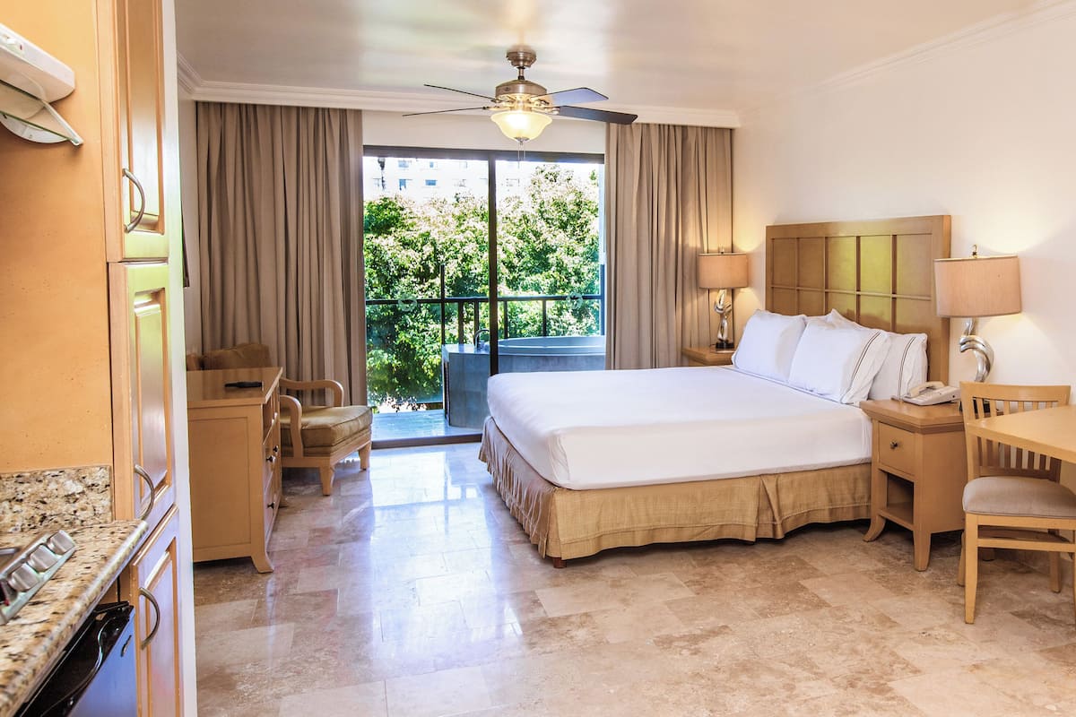 Free minibar, in-room safe, blackout curtains, iron/ironing board