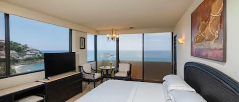 Premium bedding, free minibar, in-room safe, iron/ironing board
