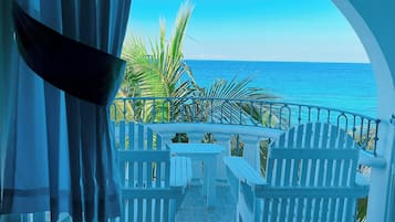 Junior Suite, 2 Bedrooms, Beach View (with Full- Time Nanny Service) | Premium bedding, minibar, in-room safe, laptop workspace