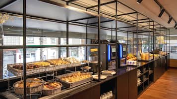 Daily buffet breakfast (EUR 13 per person)