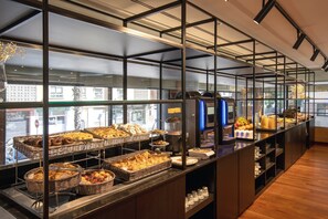 Daily buffet breakfast (EUR 13 per person)