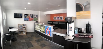 Mostrador para check-in y check-out