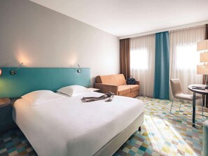 In-room safe, desk, soundproofing, free cots/infant beds