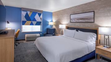 Desk, blackout curtains, iron/ironing board, free cots/infant beds