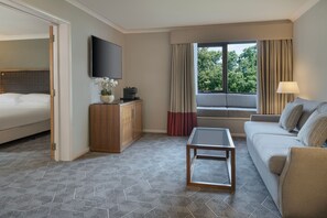 Suite, 1 Schlafzimmer, Balkon | Hochwertige Bettwaren, Daunenbettdecken, Select-Comfort-Betten