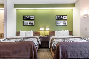 Standard Room, 2 Queen Beds, Non Smoking | Individually decorated, individually furnished, desk, blackout drapes - Sleep Inn & Suites North Augusta (North Augusta)