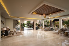 Sala de estar en el lobby