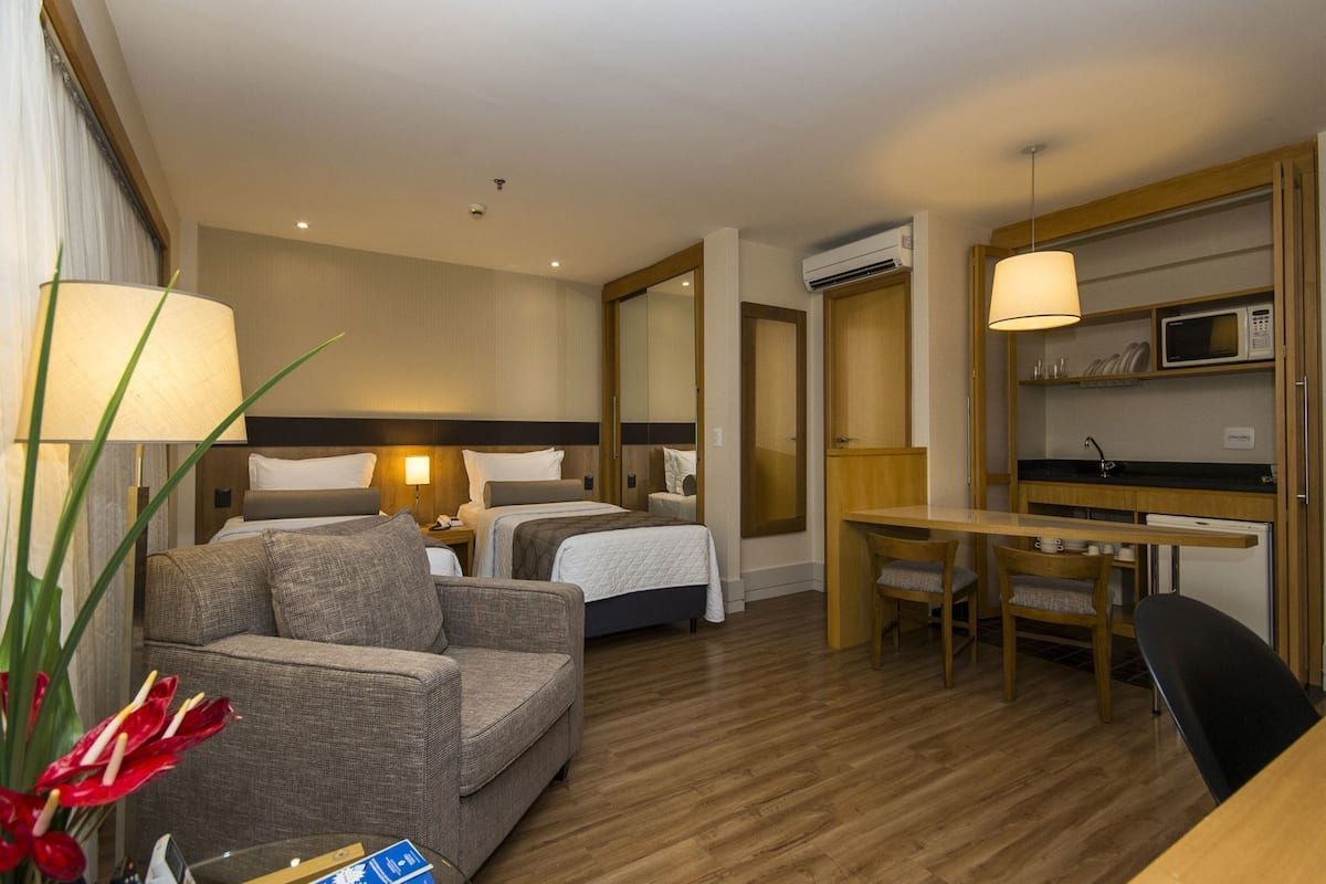 Minibar, in-room safe, desk, blackout drapes