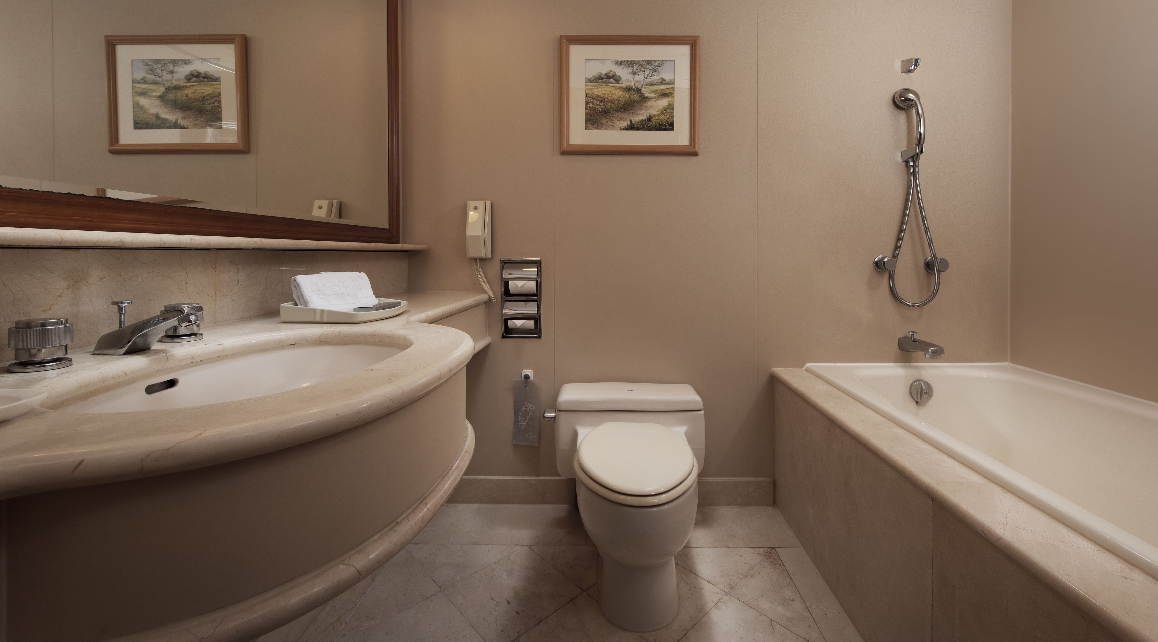 shower, free toiletries, hair dryer, slippers