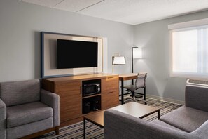Studio Suite, 2 Queen Beds, Non Smoking | Individually furnished, desk, laptop workspace, blackout drapes - AmericInn by Wyndham Grand Forks (Grand Forks)