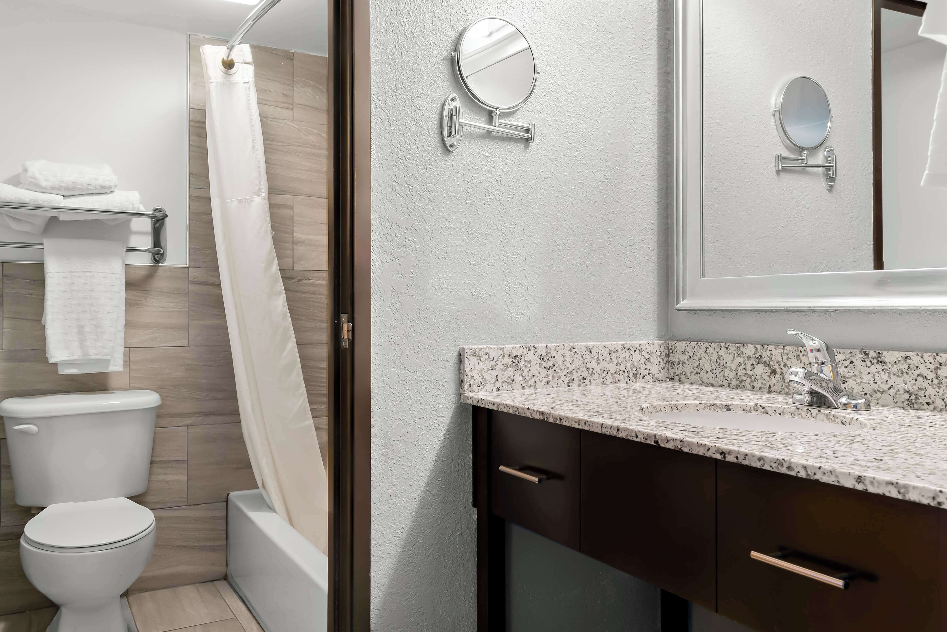 free toiletries, hair dryer, towels, soap