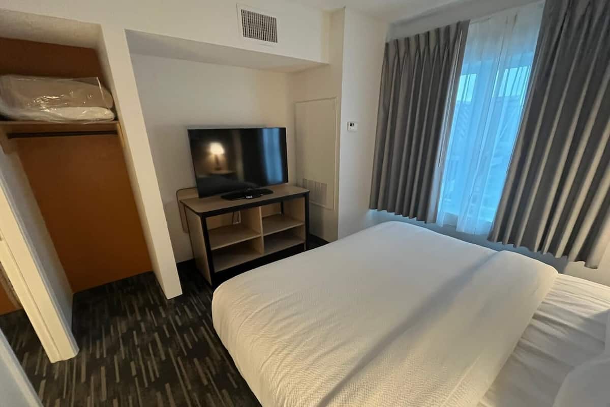 Suite, 1 King Bed with Sofa bed | Premium bedding, in-room safe, desk, iron/ironing board