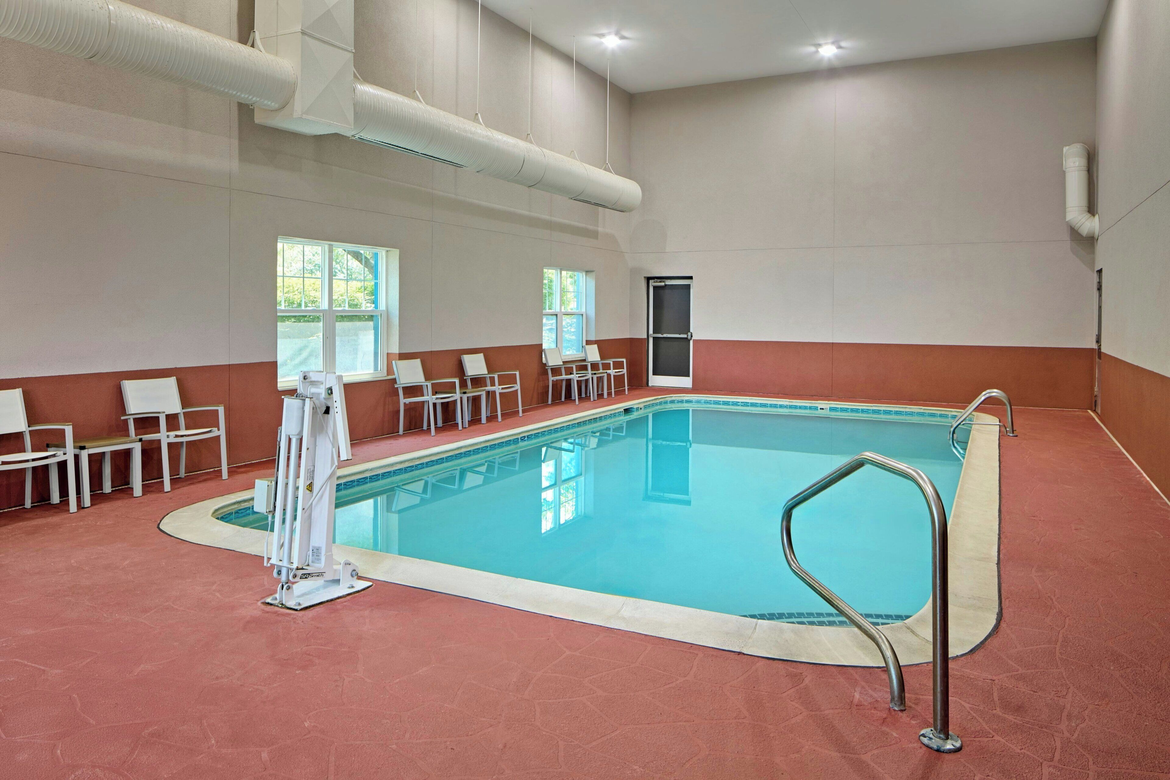 Una piscina techada