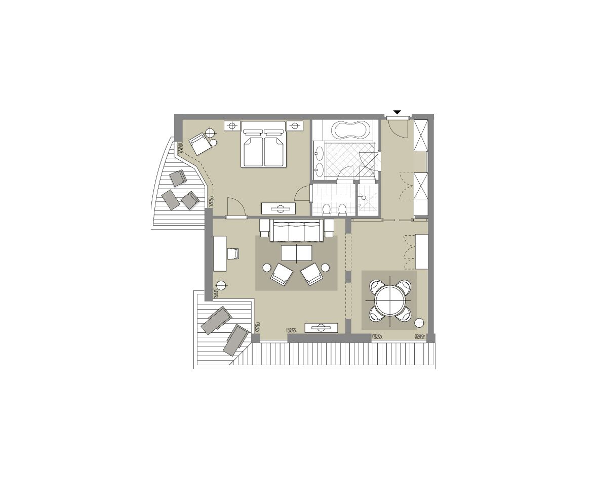tegernsee suite | floor plan
