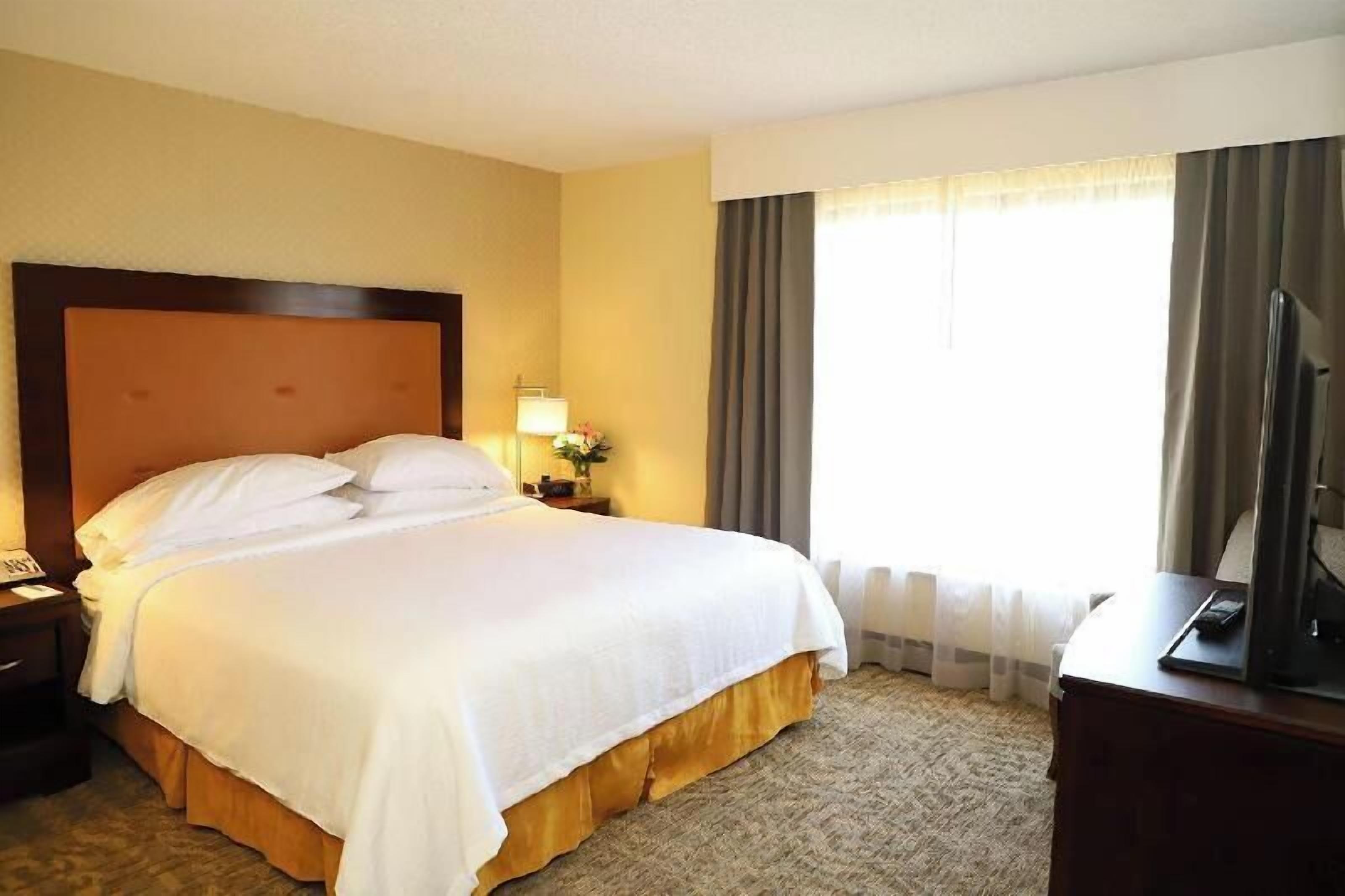 Premium bedding, pillow-top beds, in-room safe, desk