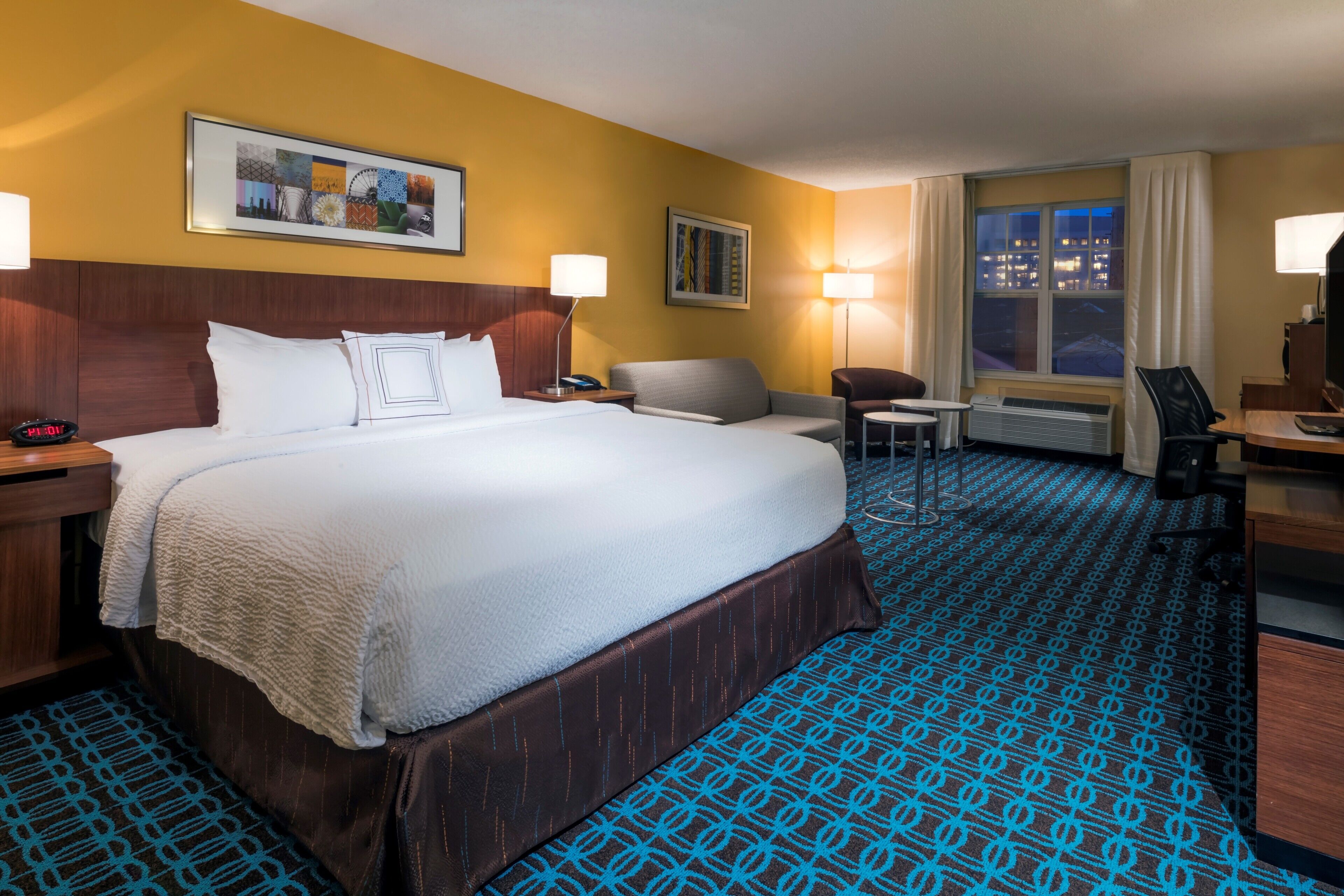 room, 1 king bed with sofa bed, non smoking | desk, iron/ironing board, free wifi, bed sheets