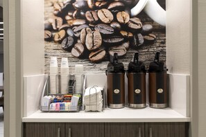 Free daily self-serve breakfast