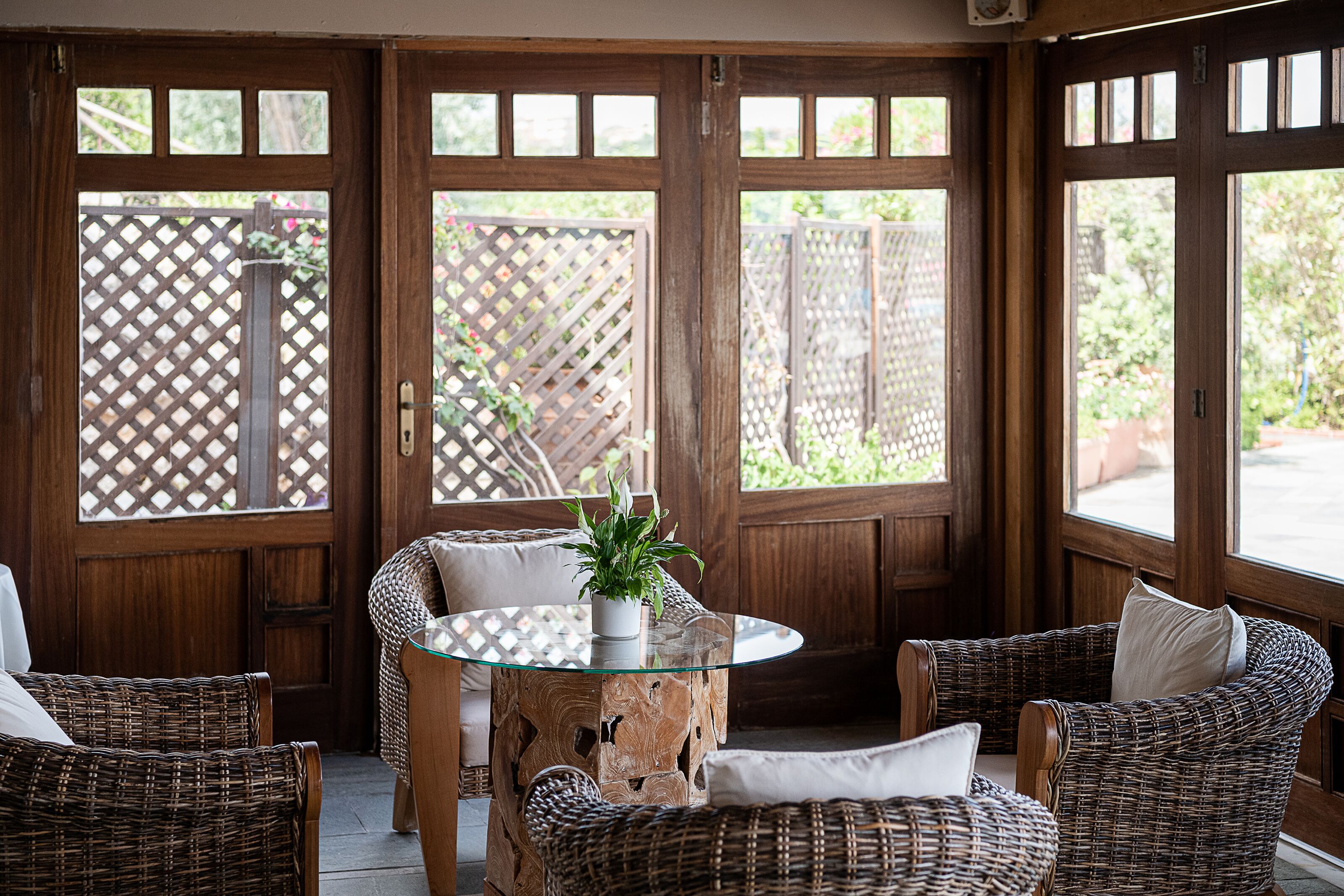 poolside views, open daily