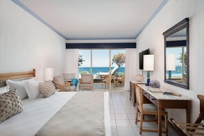 Down comforters, in-room safe, desk, laptop workspace - Leptos Panorama Hotel (Chania)