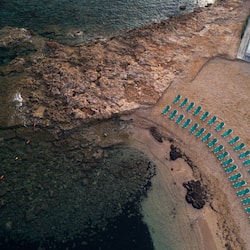 Private beach, sun-loungers, beach umbrellas, beach towels