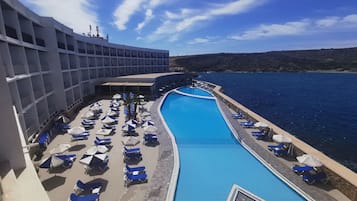 Camera con letto matrimoniale o 2 letti singoli, vista baia | Vista dalla camera