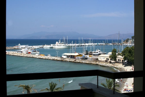 Double or Twin Room, 1 Bedroom, Sea View | Balcony