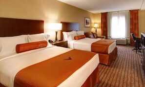 Room, 2 Queen Beds | Premium bedding, pillowtop beds, desk, blackout drapes
