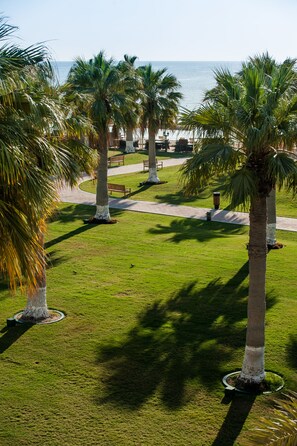 A szálláshely külső területei