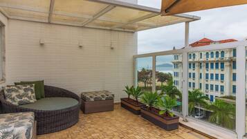 Suíte estúdio presidencial | Terraço/pátio