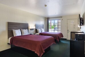 Room, 2 Queen Beds | 1 bedroom, desk, iron/ironing board, Internet
