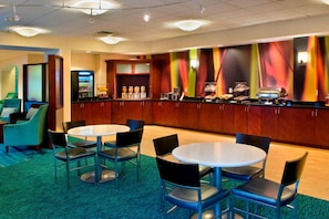 Free daily buffet breakfast
