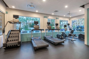 Fitness center at Hilton Vacation Club Aqua Sol Orlando West