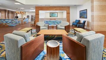 Sitteområde i lobbyen