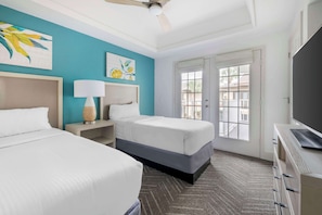 2 Bedroom Suite 1 King Bed and 2 Twin or 1 Queen Bed | Premium bedding, in-room safe, iron/ironing board, free WiFi