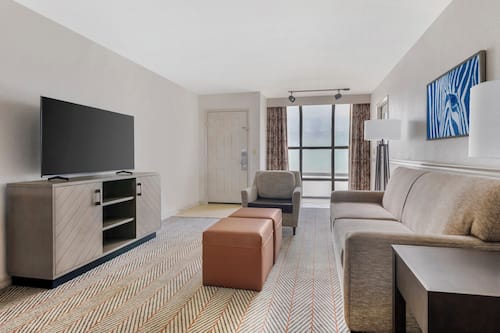 Condo, 2 Bedrooms, Kitchen | Living area | TV, DVD player, table tennis