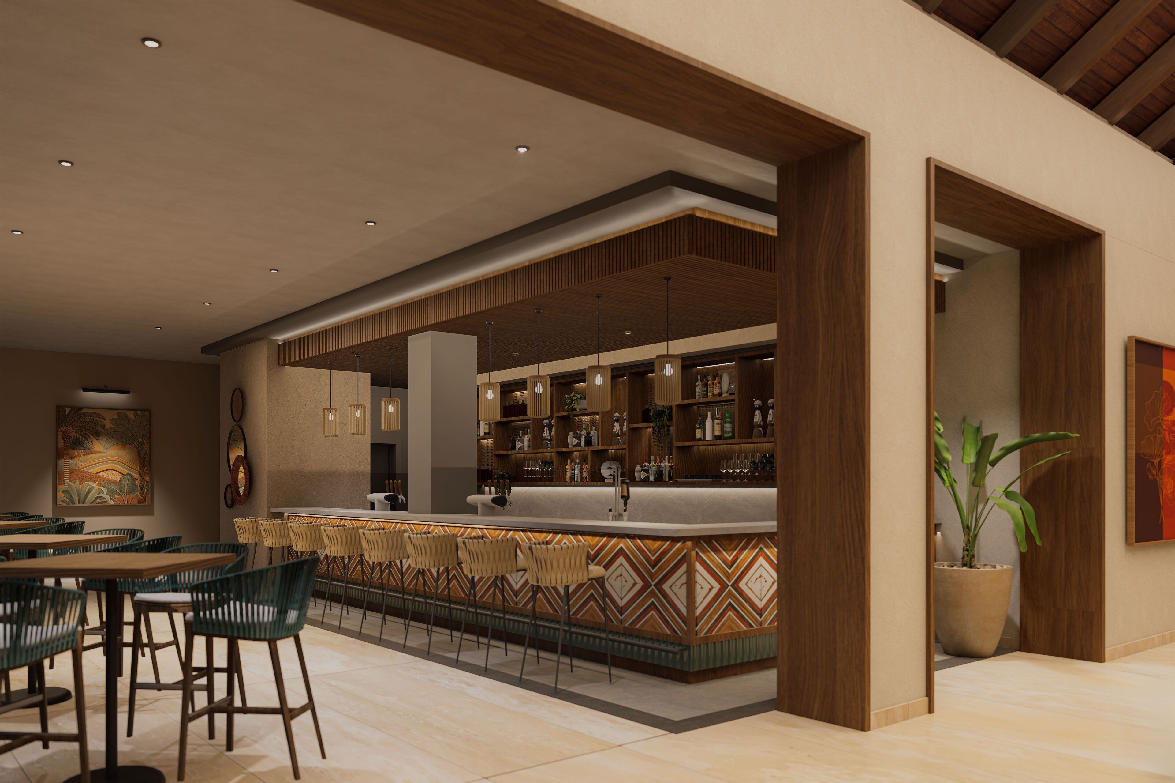 7 bares o lounges, bar en la alberca, bar junto a la alberca 