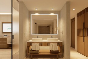 淋浴設備、免費梳洗用品、風筒、提供毛巾