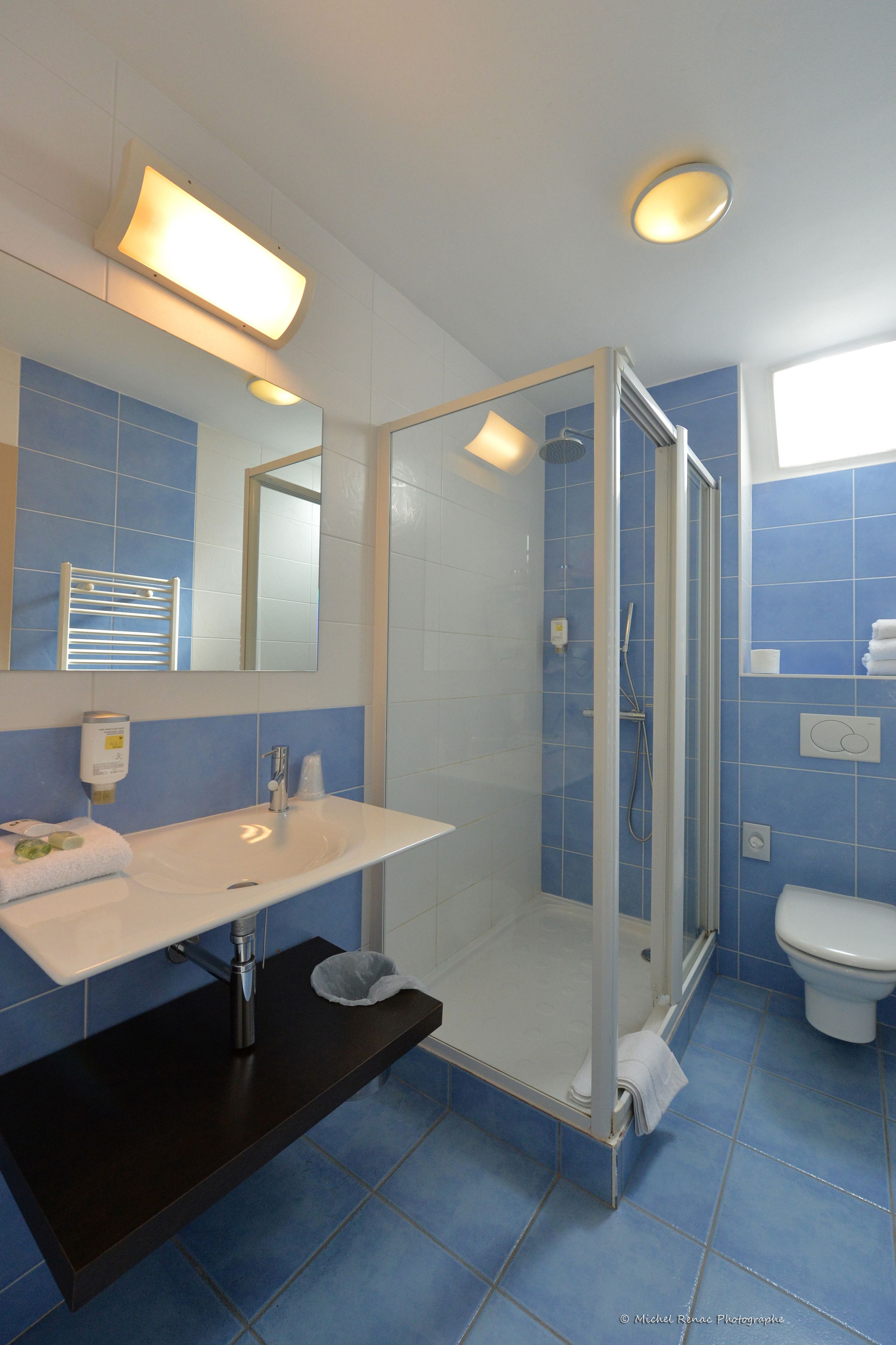 free toiletries, hair dryer, towels