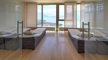Sale per trattamenti di coppia, sauna, vasca idromassaggio, bagno turco