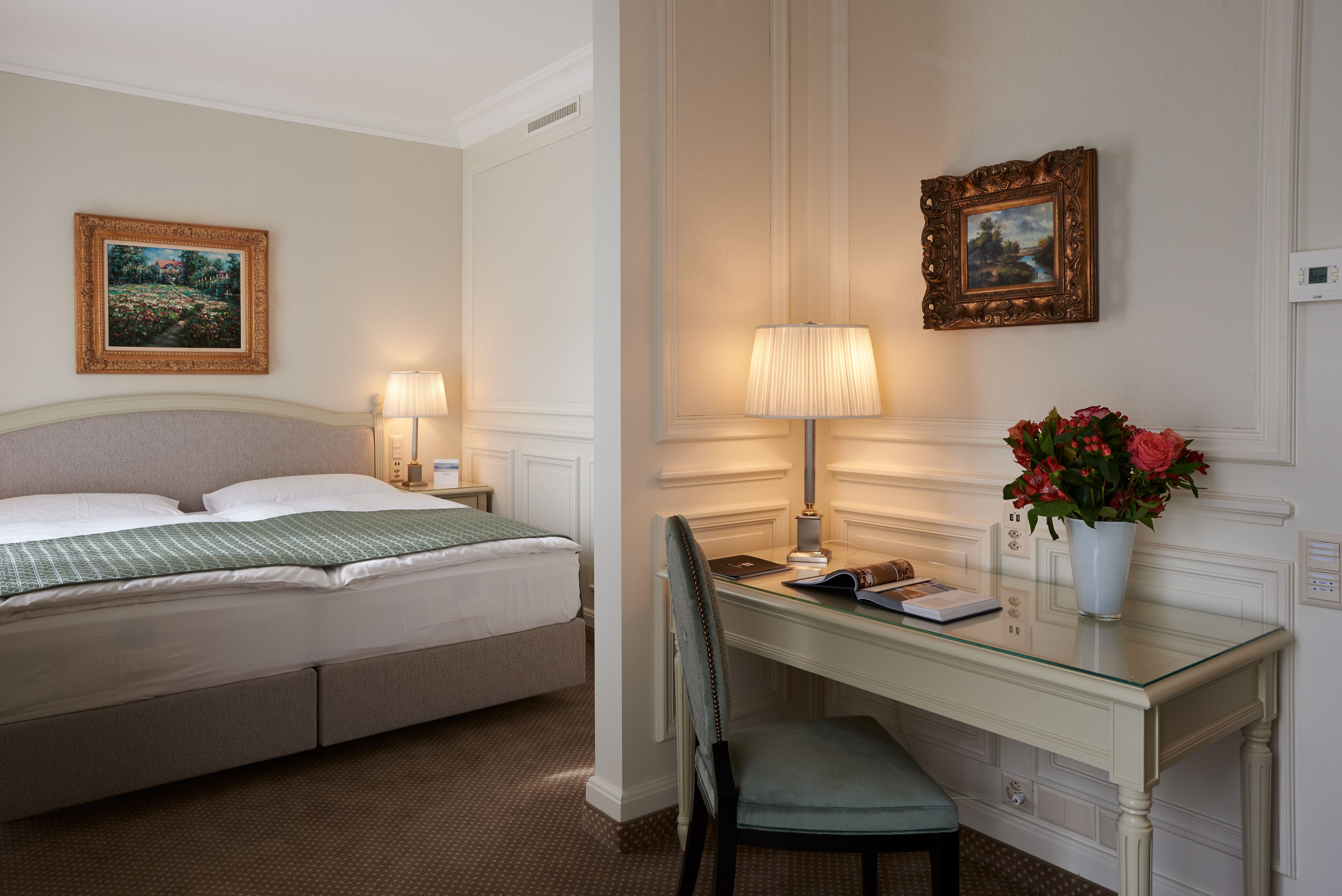 superior room | premium bedding, minibar, in-room safe, individually decorated