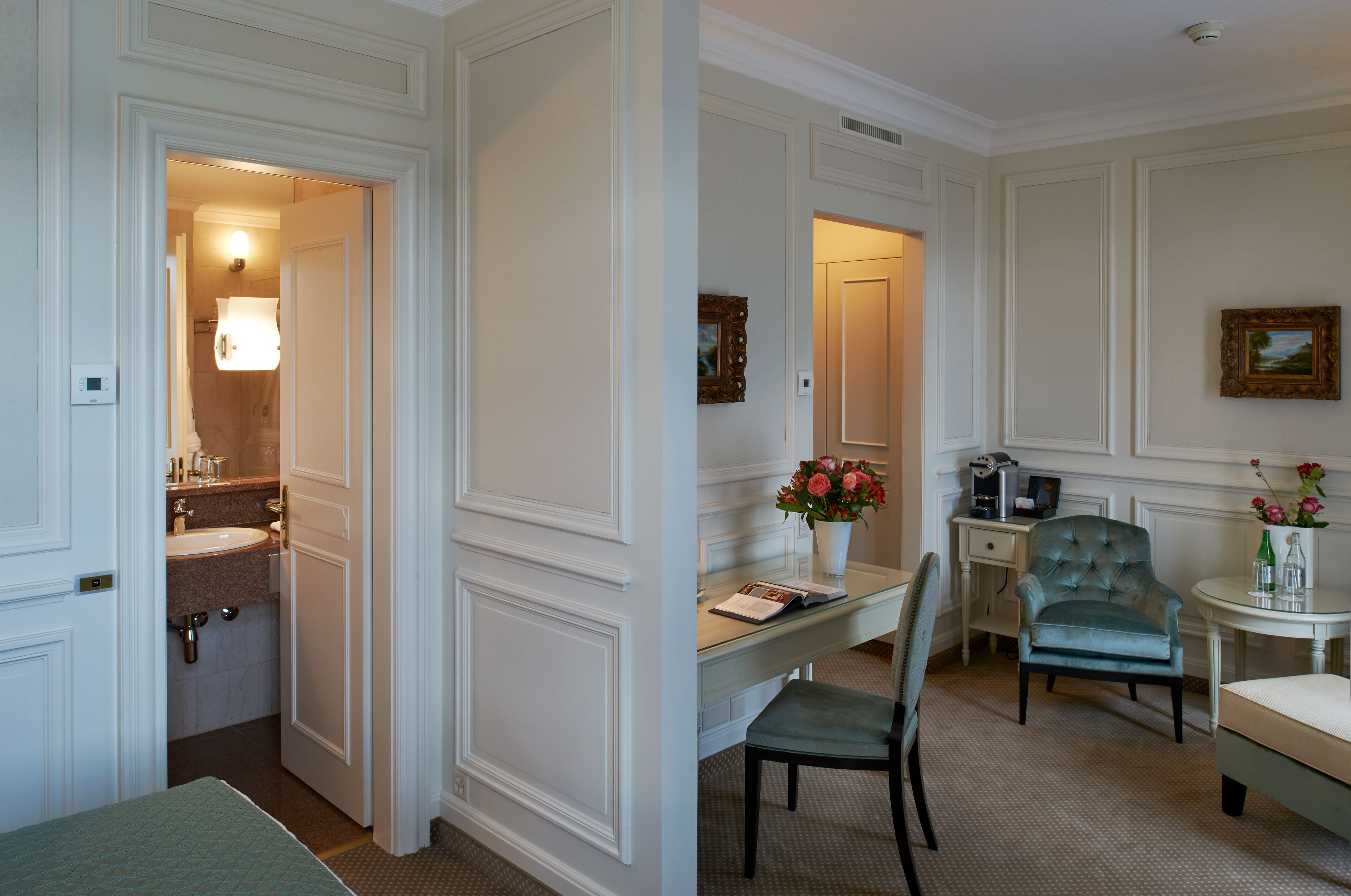 superior room | bathroom | separate bathtub and shower, free toiletries, hair dryer, bathrobes