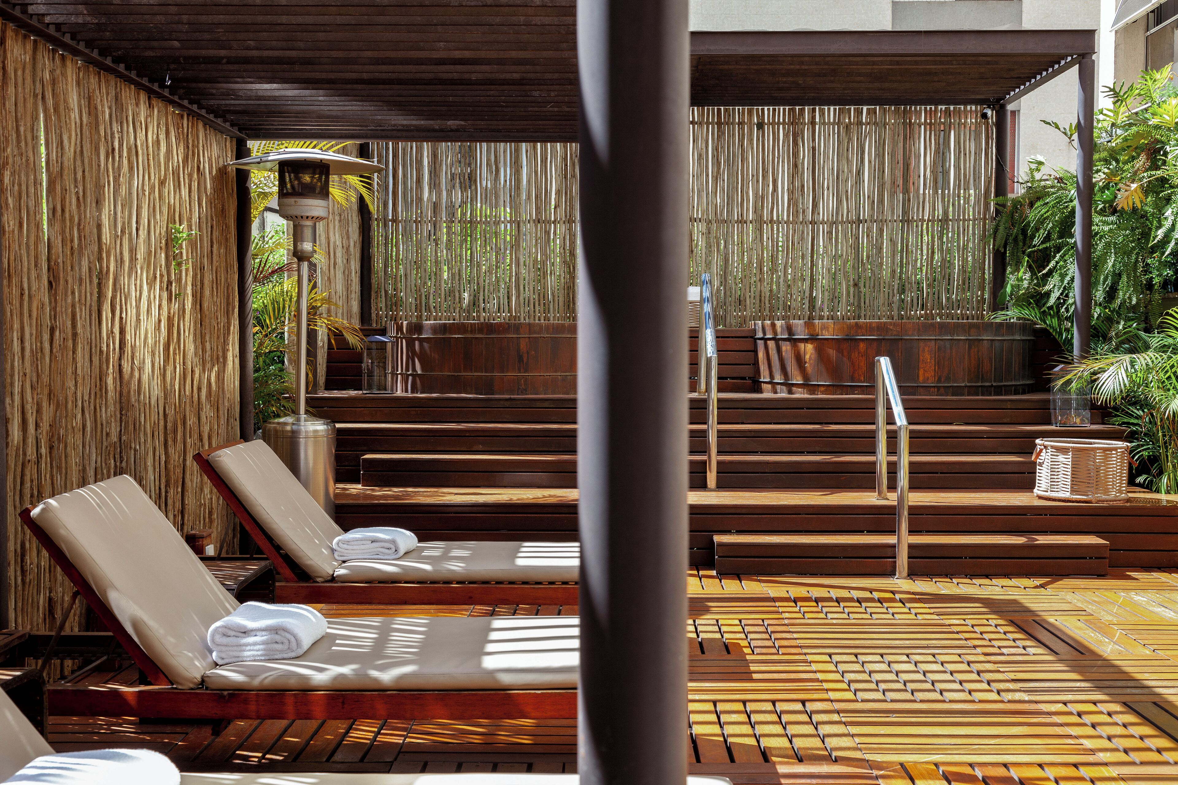 Behandlingsrum til par, sauna, kropsbehandlinger, aromaterapi