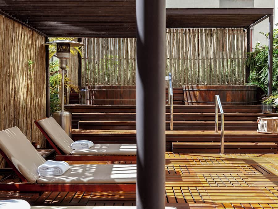 Behandlungsräume für Paare, Sauna, Körperbehandlungen, Aromatherapie