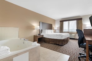 Standard Room, 1 King Bed, Non Smoking, Jetted Tub | Blackout curtains, iron/ironing board, free cots/infant beds - Best Western Brookfield (Brookfield)
