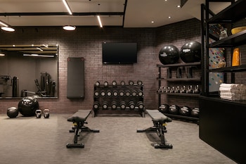 Fitness center at  The Clancy, Autograph Collection by Marriott