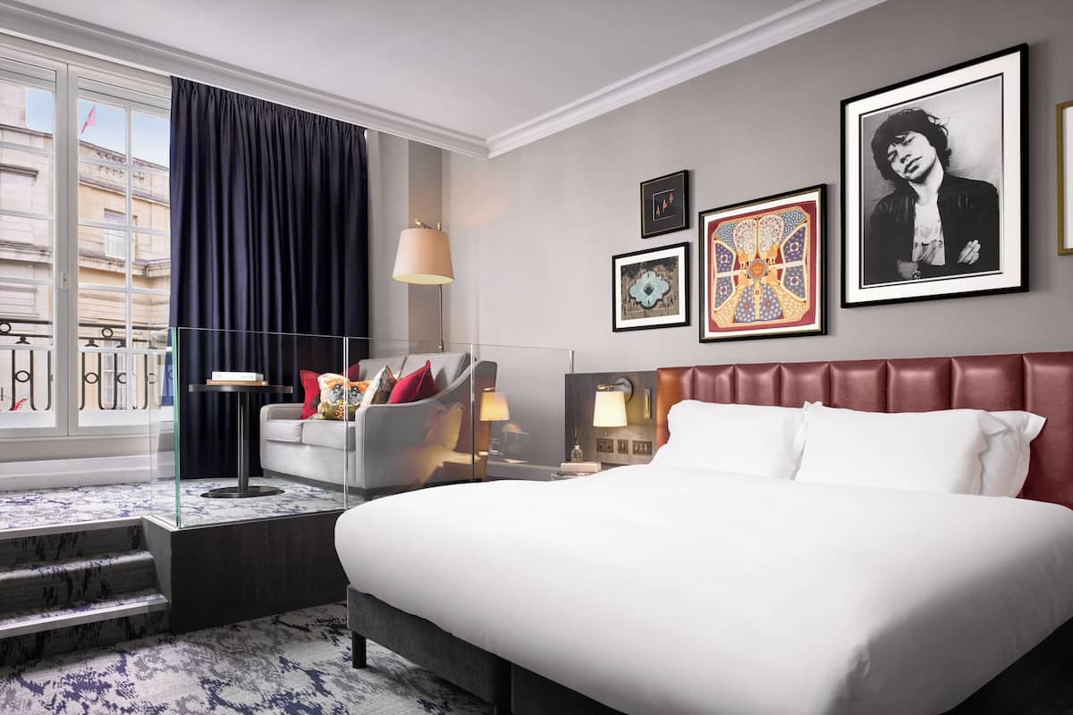 Phòng Suite, 1 giường cỡ king (Trafalgar) | 1 phòng ngủ, bộ trải giường bằng vải cotton Ai Cập