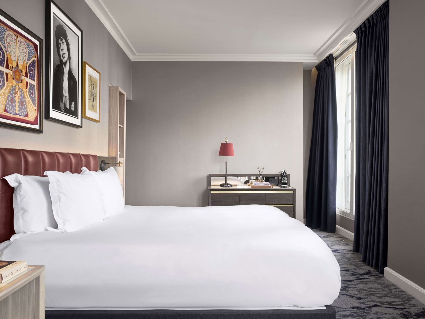 Egyptian cotton sheets, premium bedding, free minibar, in-room safe